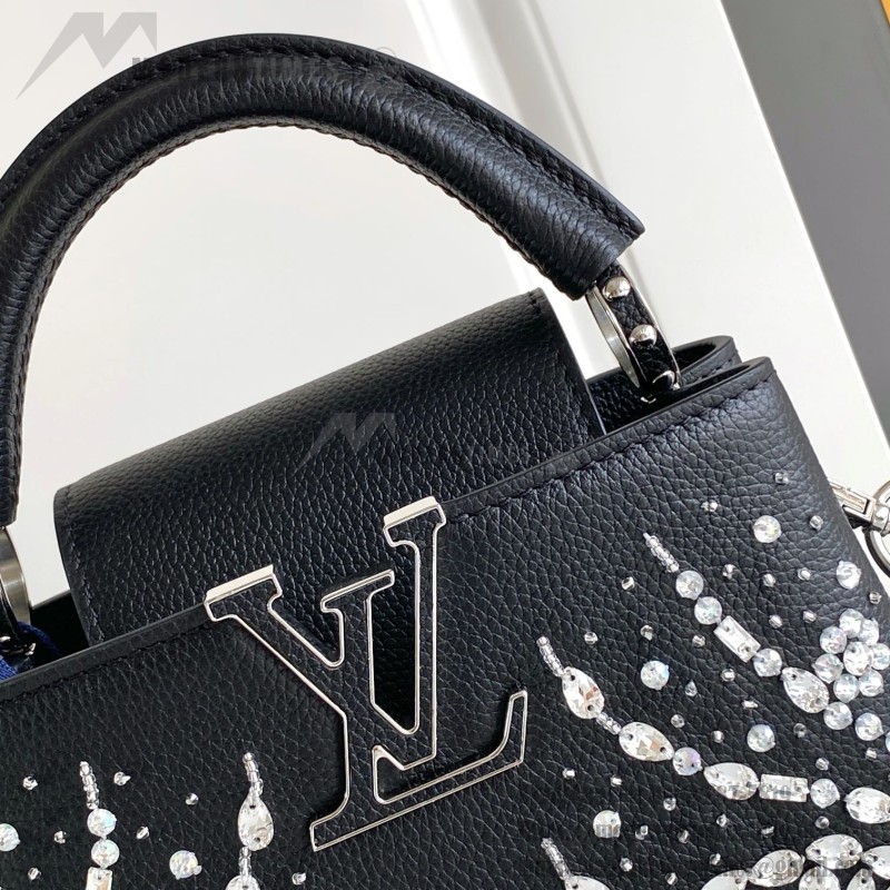 Louis Vuitton dynamic chip handbag black white M80082 M80083