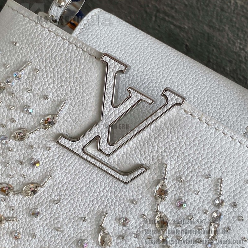 Louis Vuitton dynamic chip handbag black white M80082 M80083