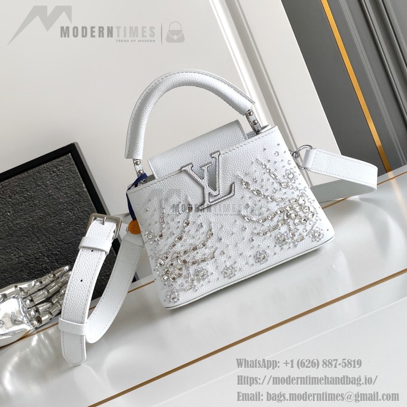 Louis Vuitton dynamic chip handbag black white M80082 M80083