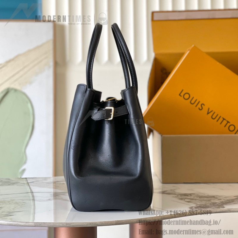 Louis Vuitton Vendôme Bag with Monogram Lock and Satin Finish Calf Leather