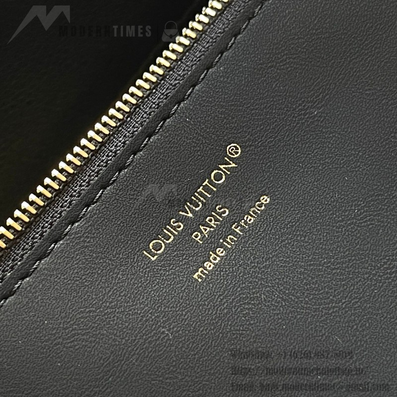 Louis Vuitton Vendôme Bag with Monogram Lock and Satin Finish Calf Leather
