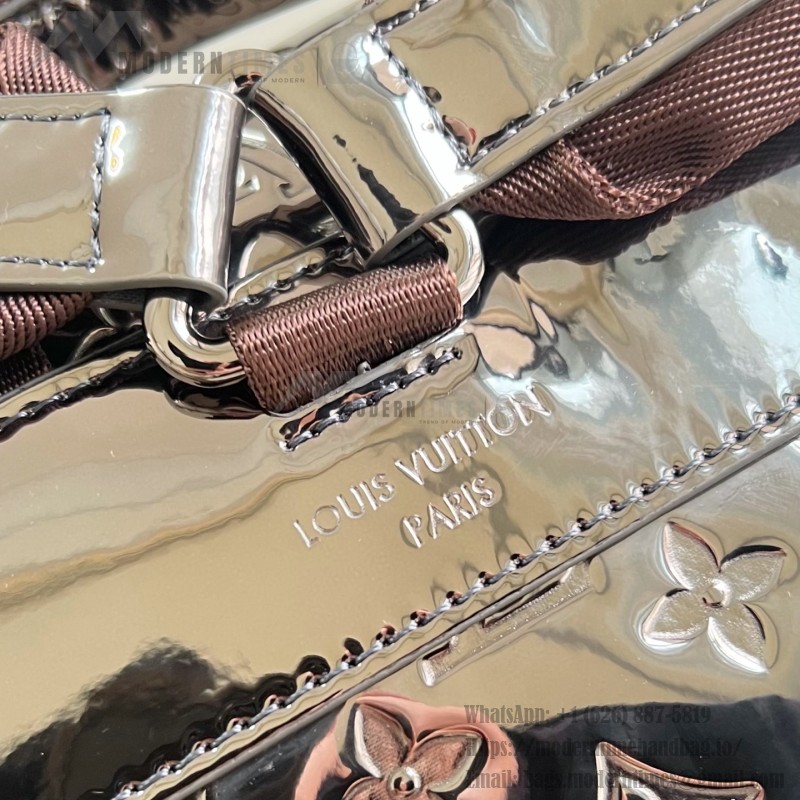 Louis Vuitton Christopher Medium Backpack with Monogram Miroir Coated Canvas