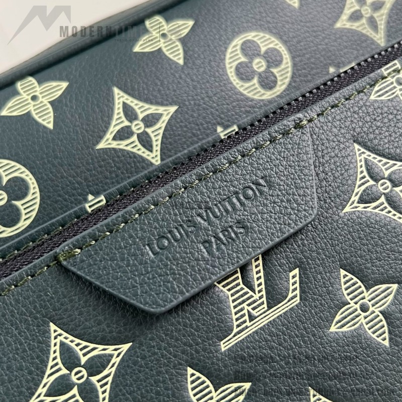 Louis Vuitton Trio Messenger Bag with Monogram Shadow Embossed Calf Leather