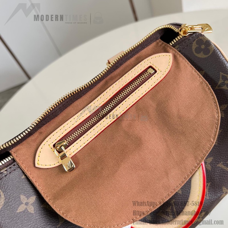 Louis Vuitton Speedy Bandoulière 25 Handbag with Monogram Canvas and Leather Handle