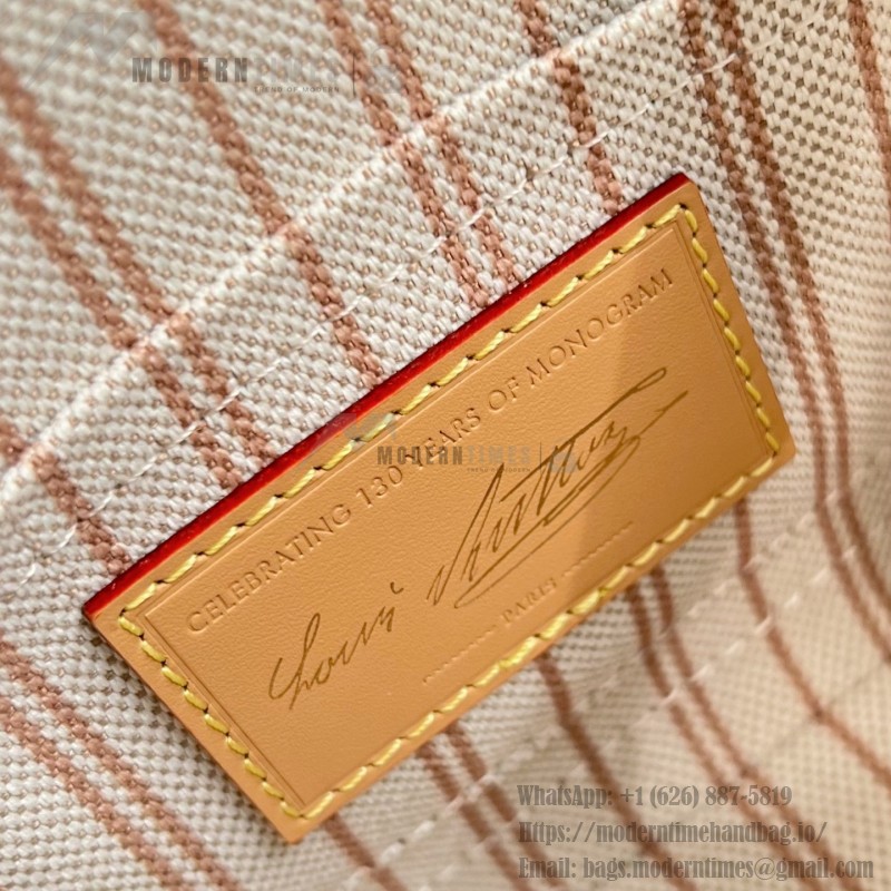 Louis Vuitton Alma BB Handbag with Damier Ebene Canvas and Toron Leather Handles