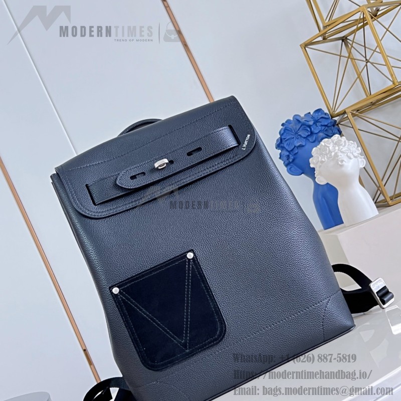 Louis Vuitton Steamer Backpack M27063 LV Touch Leather replica