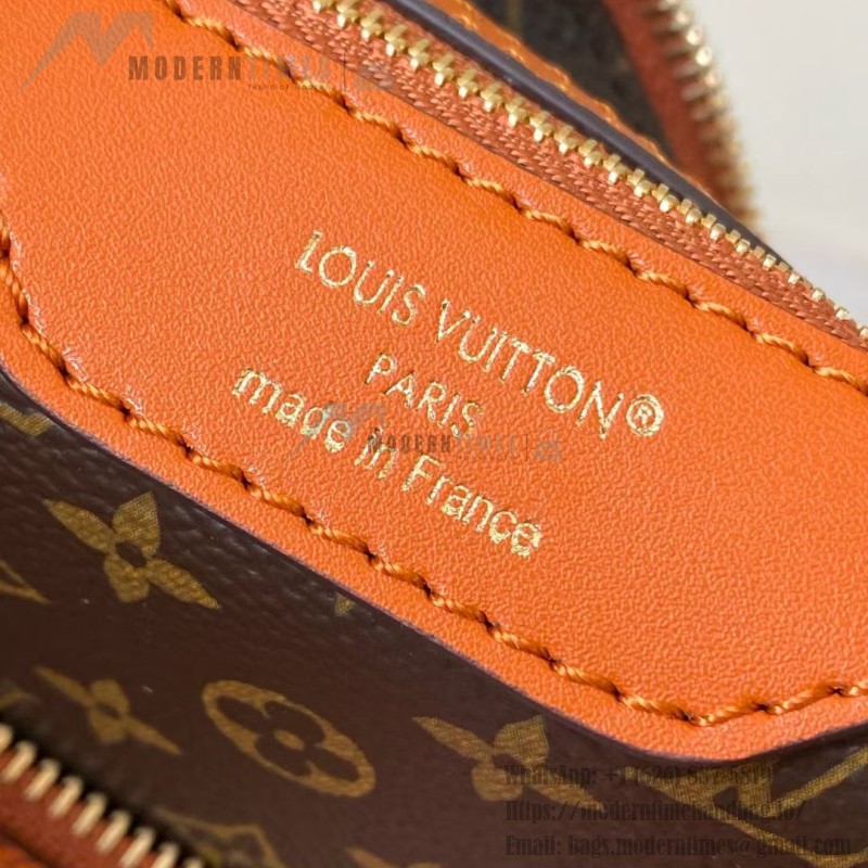 Louis Vuitton Speedy Bandoulière 30 M25915 Caramel / M25671 Black leather handbag