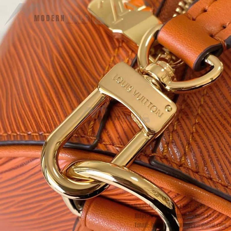 Louis Vuitton Speedy Bandoulière 30 M25915 Caramel / M25671 Black leather handbag