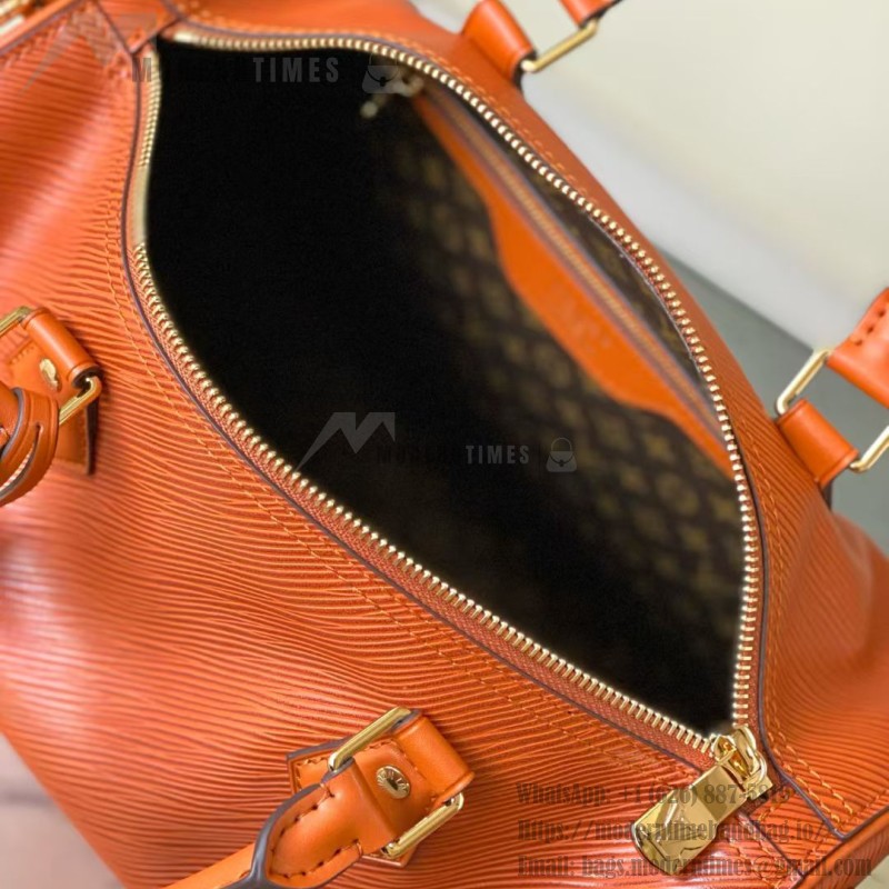 Louis Vuitton Speedy Bandoulière 30 M25915 Caramel / M25671 Black leather handbag