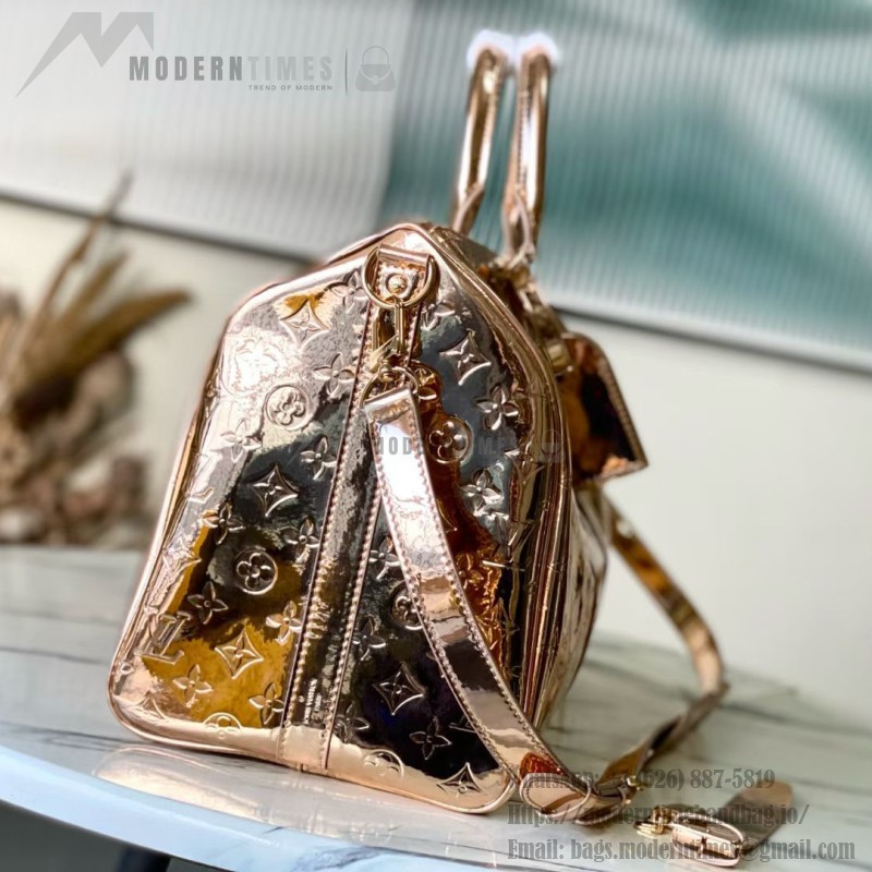 Louis Vuitton Keepall Bandoulière 45 M26463 Rose Gold / M26766 travel bag