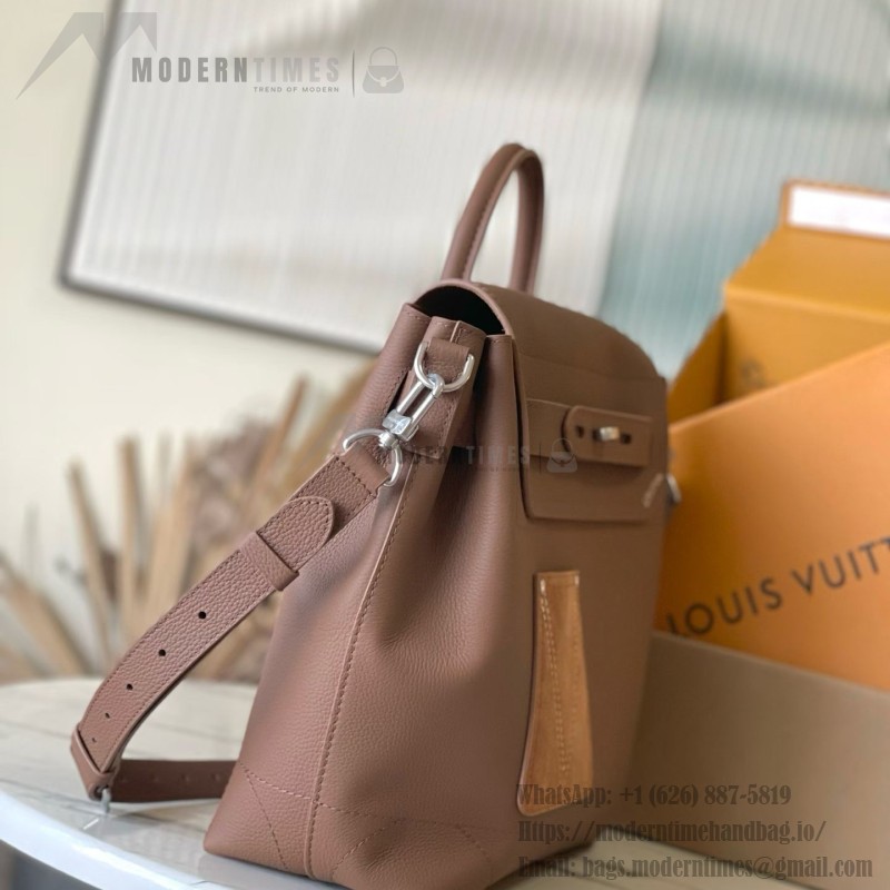 Louis Vuitton Steamer 30 M26758 LV Touch leather replica handbag