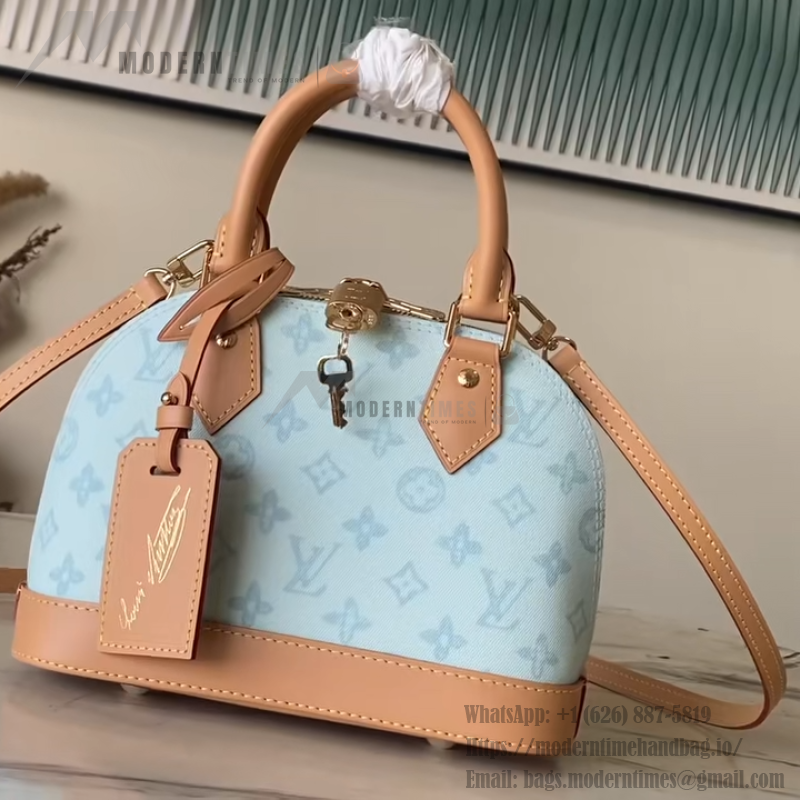 Louis Vuitton Alma BB M27526 LV 130th Anniversary colorful Monogram canvas replica handbag