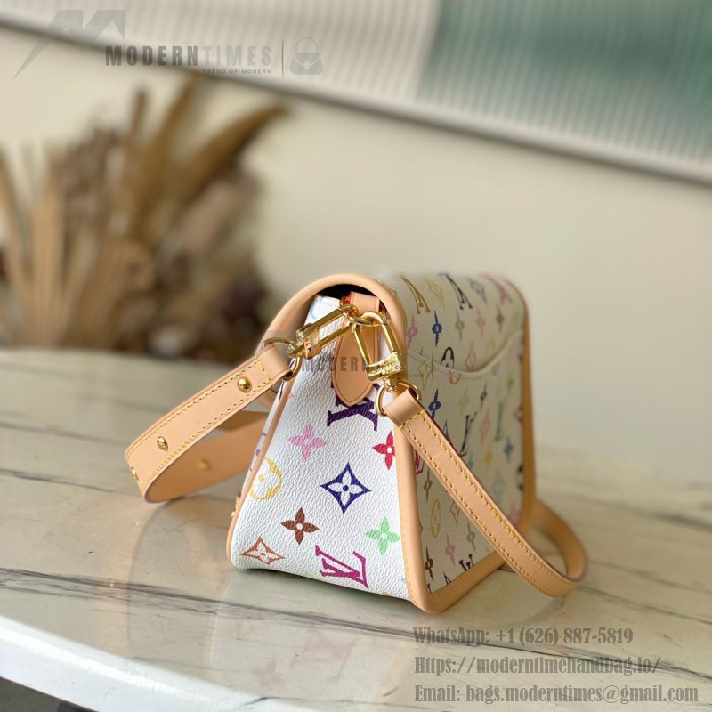 Louis Vuitton Diane Mini with Leather Trim, Studs, and Detachable Strap