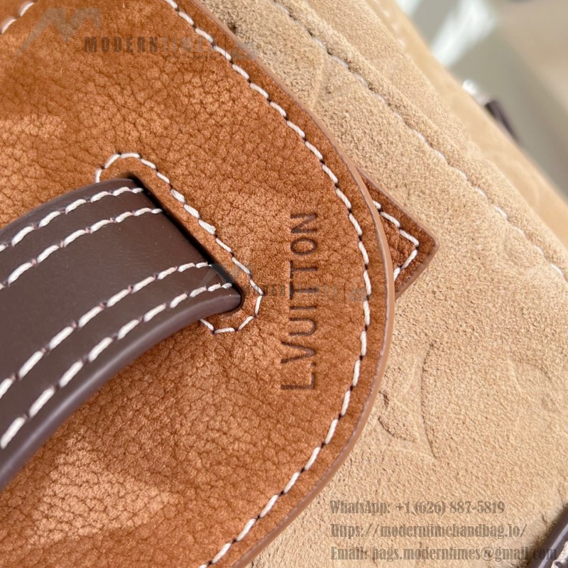 Louis Vuitton Steamer 40 M26019 Workwear Collection Suede Leather Replica Handbag