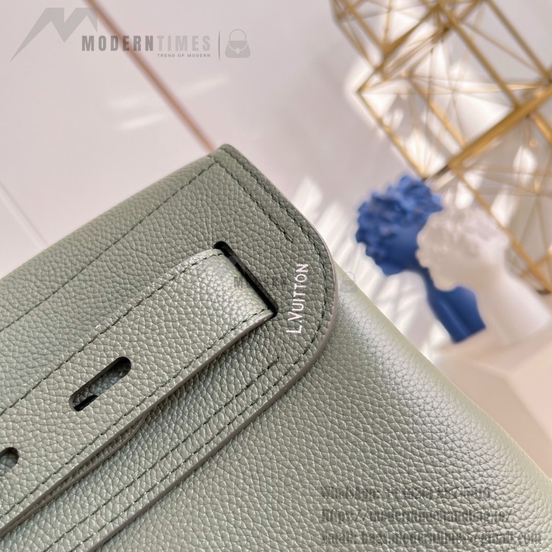 Louis Vuitton Steamer Backpack M26852 Green LV Touch Leather