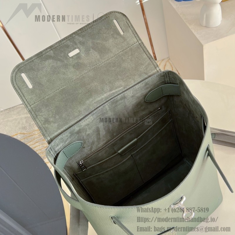 Louis Vuitton Steamer Backpack M26852 Green LV Touch Leather