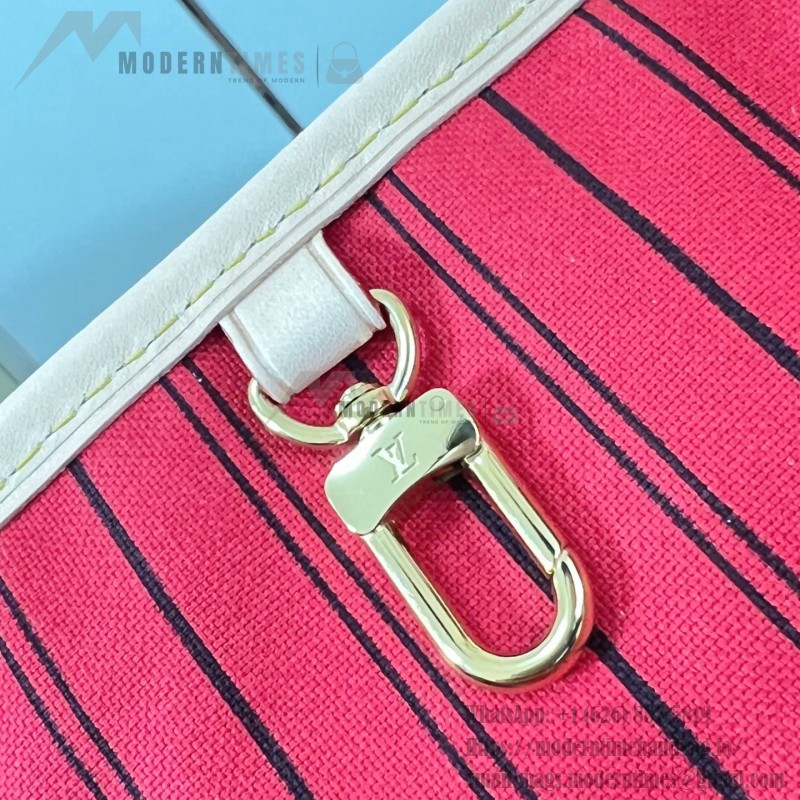 Louis Vuitton M41001 Neverfull Small Tote in Monogram Canvas with Steel Hardware