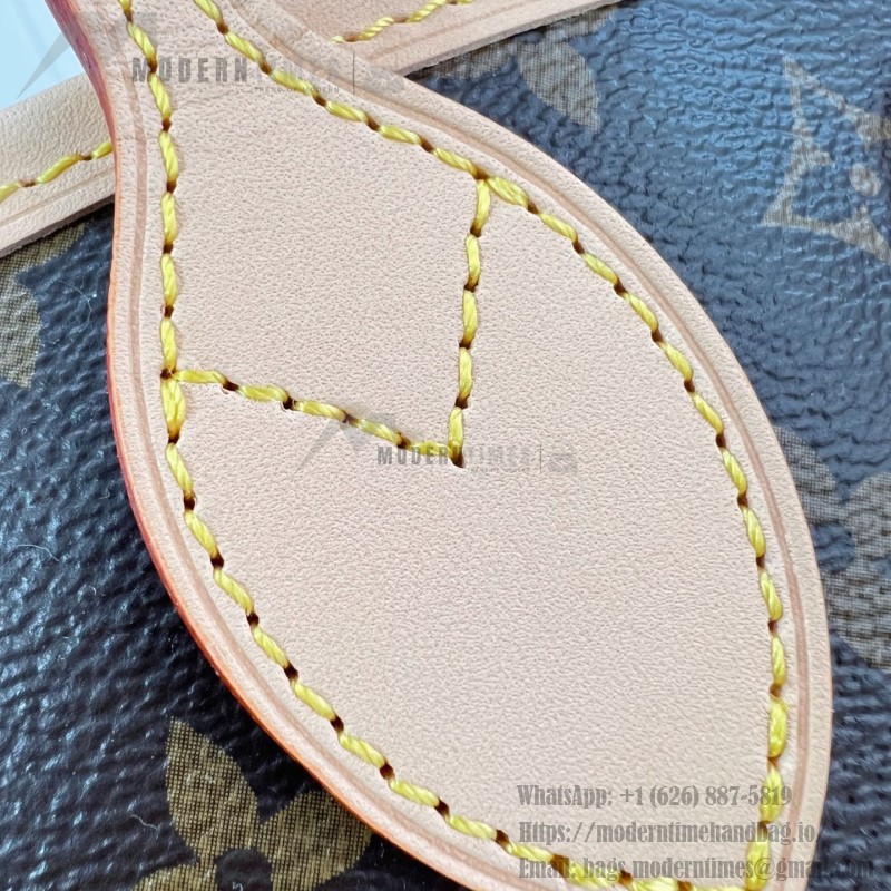 Louis Vuitton M41001 Neverfull Small Tote in Monogram Canvas with Steel Hardware