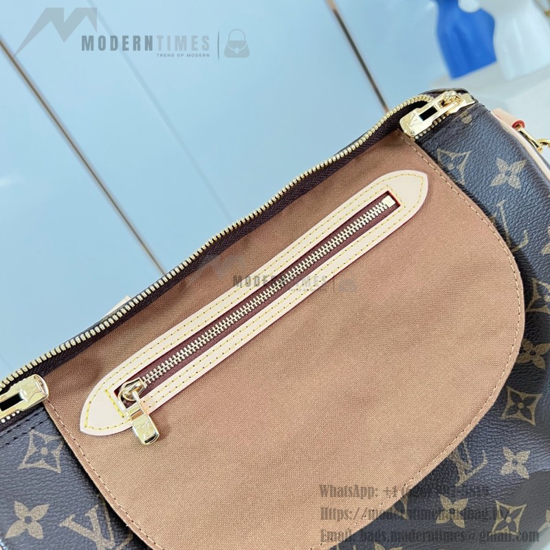 Louis Vuitton M46980 Speedy Bandoulière 30 in Monogram canvas with steel hardware