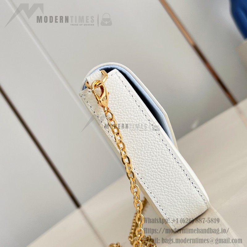 Louis Vuitton M28127 Pochette Félicie Sweet Escape Monogram Empreinte leather chain bag