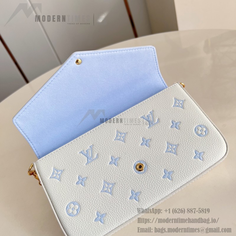 Louis Vuitton M28127 Pochette Félicie Sweet Escape Monogram Empreinte leather chain bag