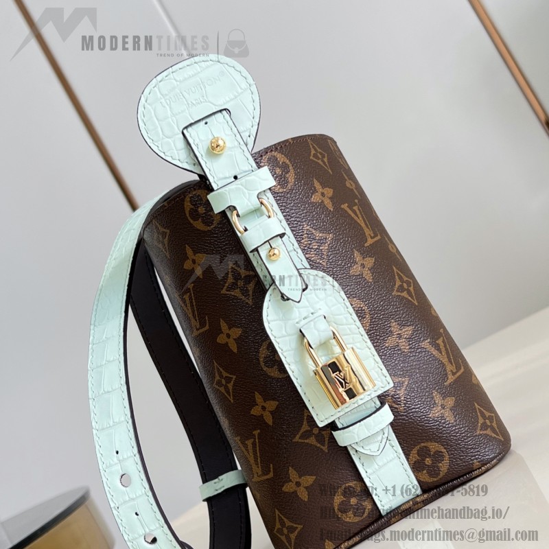 Louis Vuitton N30028 All In BB Monogram Canvas leather shoulder bag