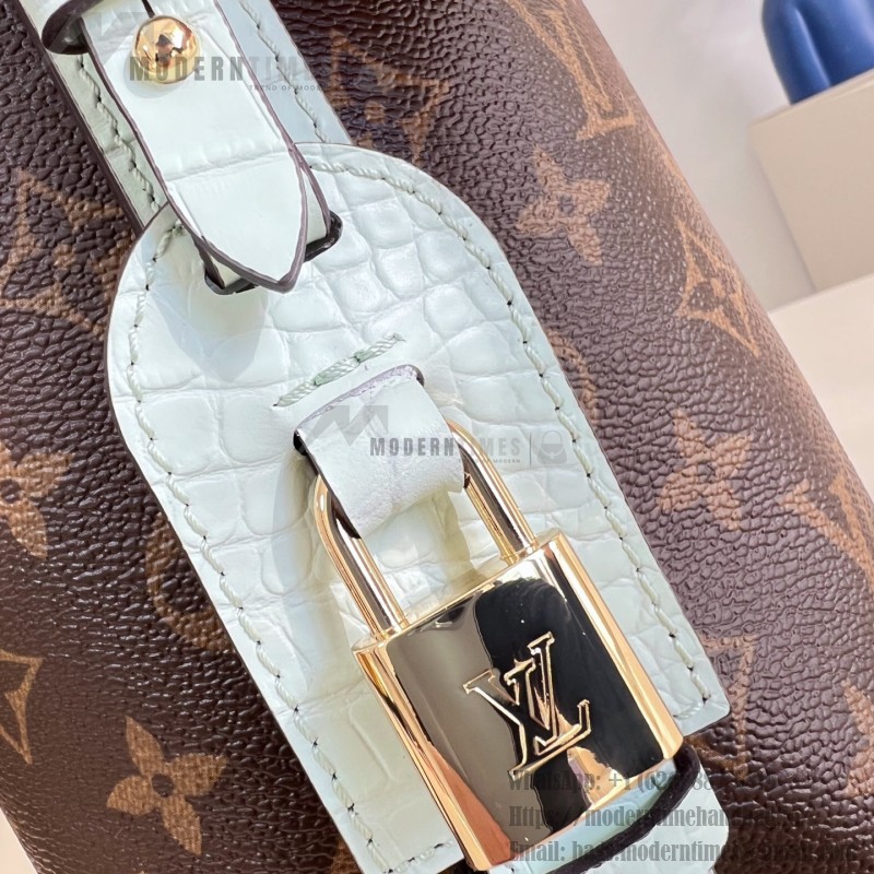Louis Vuitton N30028 All In BB Monogram Canvas leather shoulder bag