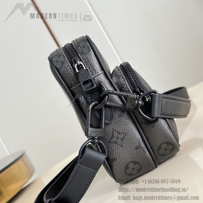 Louis Vuitton M26783 Nil Crossbody Bag Monogram Midnight coated canvas