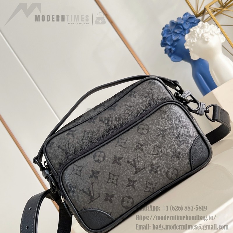 Louis Vuitton M26783 Nil Crossbody Bag Monogram Midnight coated canvas