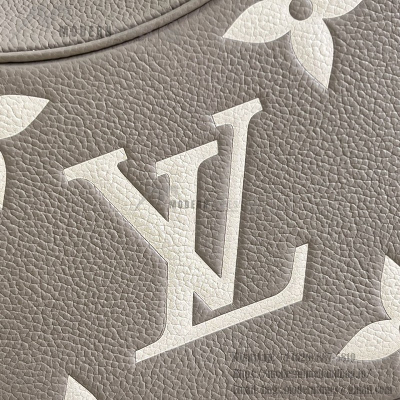 Louis Vuitton M46091 Bagatelle Bag Off-White Embossed Monogram Empreinte