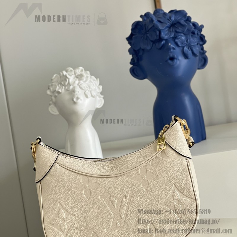Louis Vuitton M46091 Bagatelle Bag Off-White Embossed Monogram Empreinte