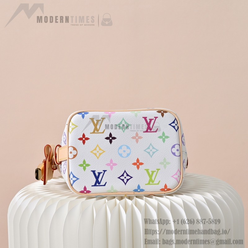 Louis Vuitton x Takashi Murakami All In BB M13089 White Multi Handbag