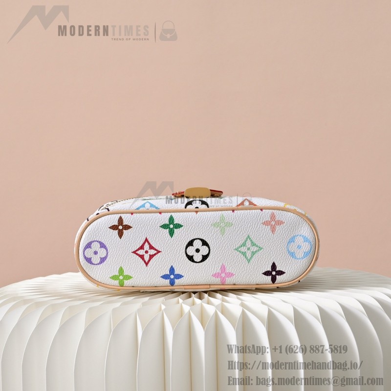 Louis Vuitton x TM Vanity Chain Pouch M13662 White Multicolor – Coated Canvas with Leather Trim