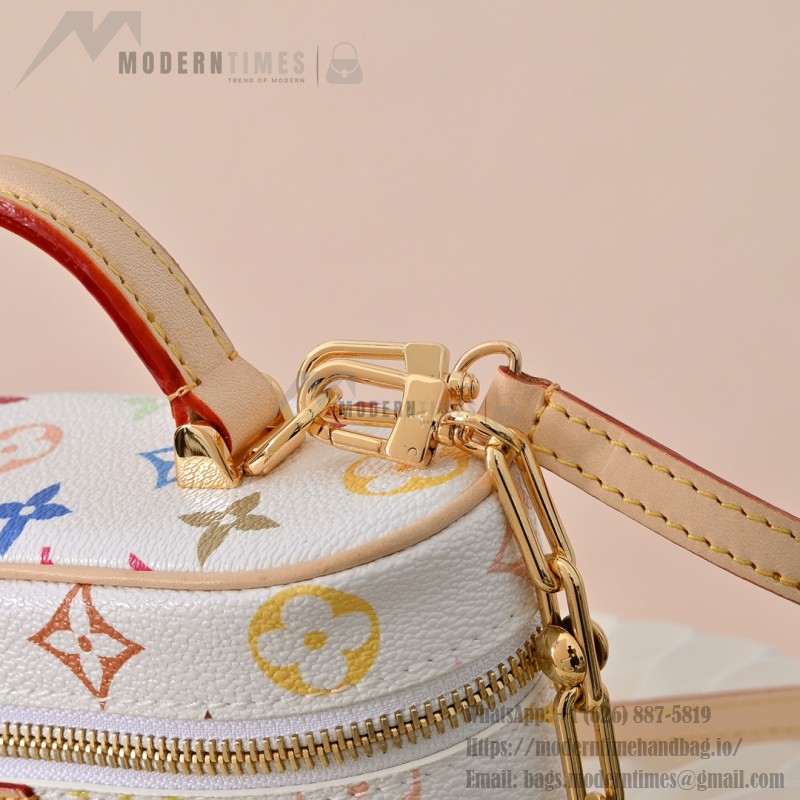 Louis Vuitton x TM Vanity Chain Pouch M13662 White Multicolor – Coated Canvas with Leather Trim