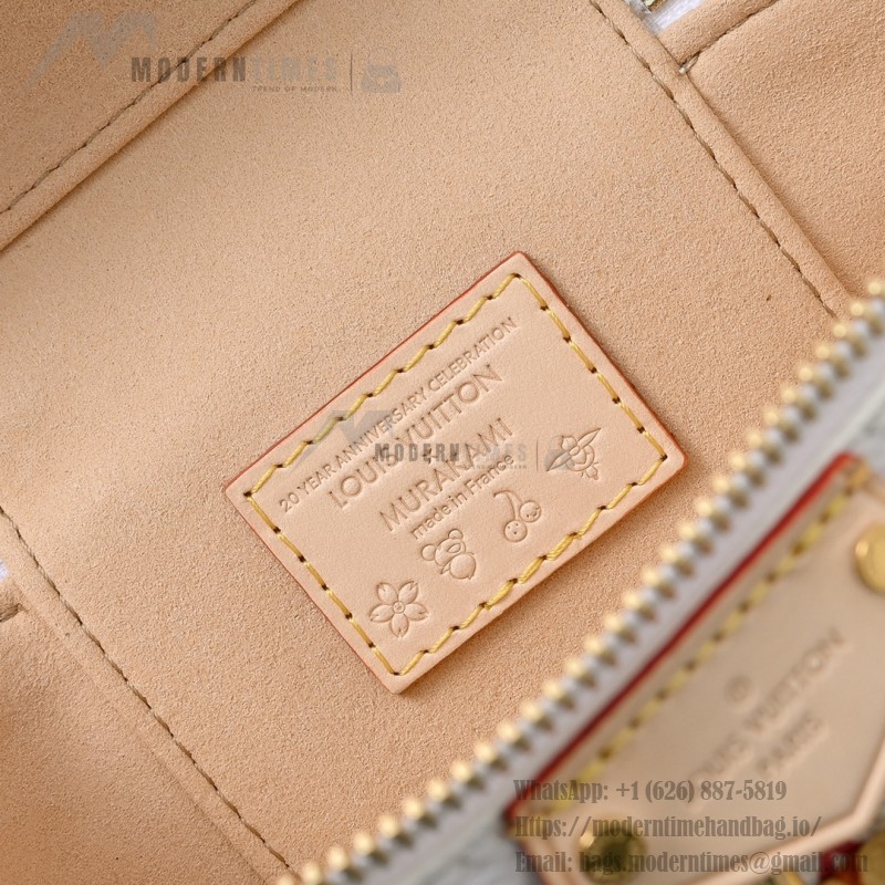 Louis Vuitton x TM Vanity Chain Pouch M13662 White Multicolor – Coated Canvas with Leather Trim