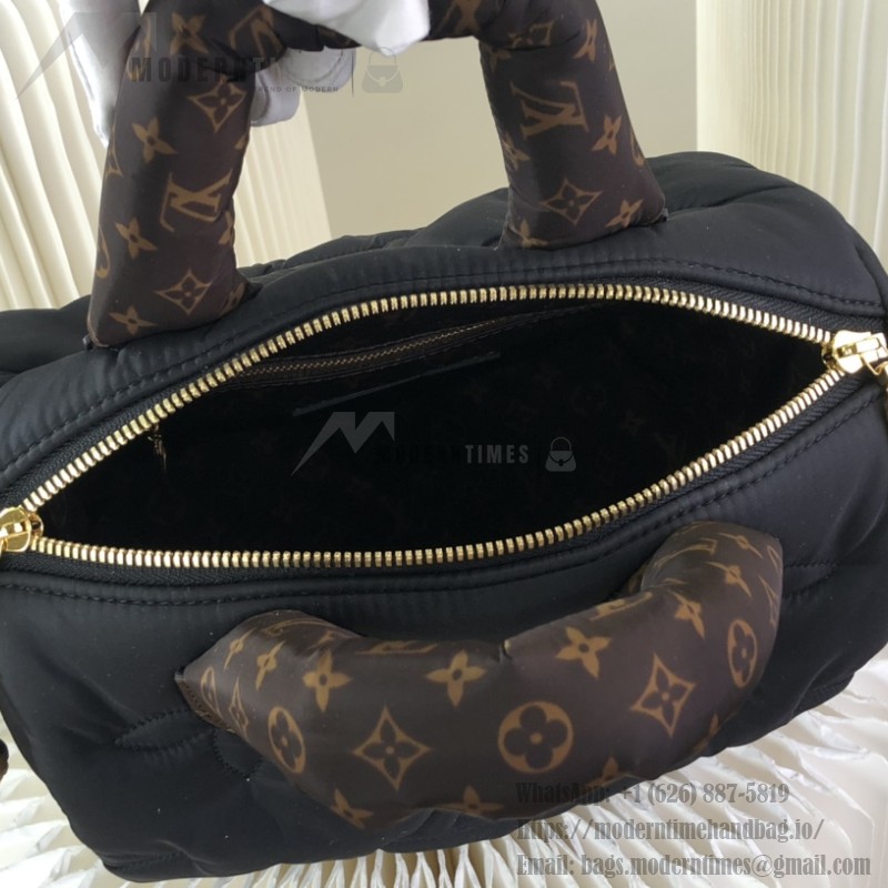 Louis Vuitton Speedy Bandoulière 25 Silver Econyl embroidered tote bag