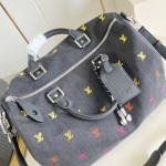 Louis Vuitton Speedy 40 Bandoulière M14136 LV Blason Denim Replica – ModernTimeHandbag