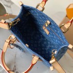 Louis Vuitton OnTheGo PM M14633 Denim Canvas Replica Handbag