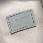 Louis Vuitton Side Trunk MM Gray M25602 with Mini Pouch – Monogram Embossed Leather