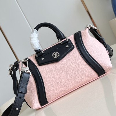 Louis Vuitton - Biker Handbag M14700 Pink Lambskin & Cowhide Leather 