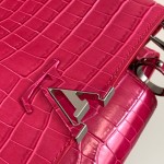 Louis Vuitton Capucines BB M92173 Light Plum Pink Taurillon Leather Handbag