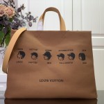 Louis Vuitton PHARRELL and NIGO Collection M15220 Tote Bag 40cm Monogram Embroidered