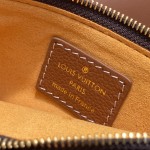 Louis Vuitton Wallet On Chain M12147 Brown Leather Monogram Shoulder Bag