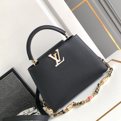 Louis Vuitton - Capucines BB Black High-End Chip Edition Handbag M23951 / M23950