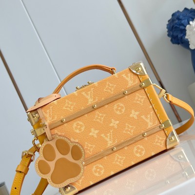 Louis Vuitton - Handle Trunk Handbag M12458 Monogram Heritage Canvas Pharrell Williams Edition