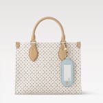 Louis Vuitton Onthego PM Handbag Dune Beige M15138
