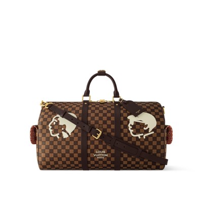 Louis Vuitton - Keepall Bandoulière 50 Travel Bag M26434 Monogram Eclipse