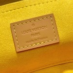 Louis Vuitton M95216 Pink Purple & Denim Blue Vintage Denim Baguette Bag