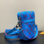 Louis Vuitton Danube PM Crossbody Bag M14685 Blue Monogram Glow – Men’s Replica