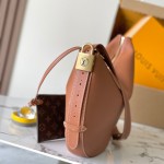 Louis Vuitton Low Key Cookie Medium Handbag – Black Apricot Brown – MB163C Chip